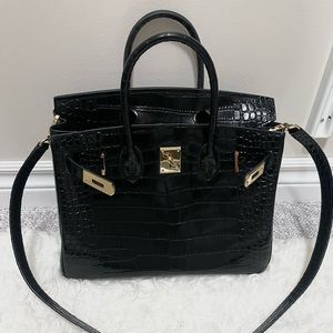 House of Hello Birkin 30 - Black leather